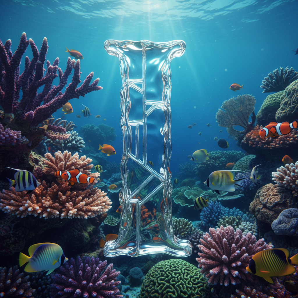 Coral reef — letter I