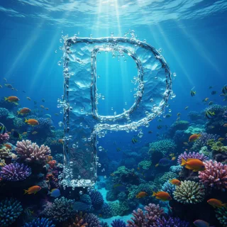 Coral reef — letter P