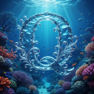 Coral reef — letter Q