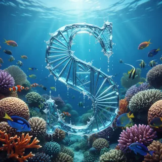 Coral reef — letter S