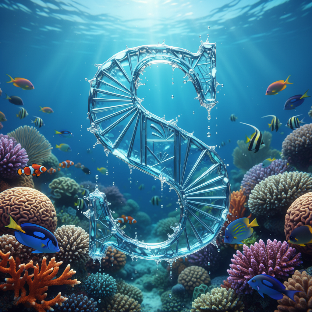Coral reef — letter S