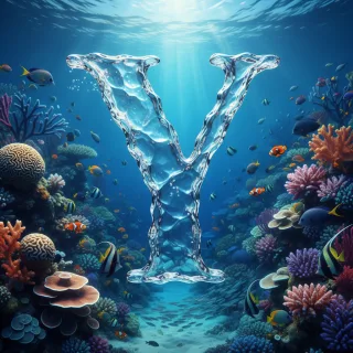 Coral reef — letter Y