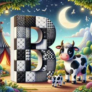 Cow — letter B