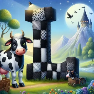 Cow — letter L