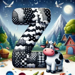 Cow — letter Z
