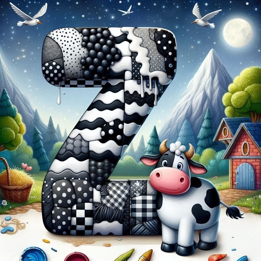 Cow — letter Z