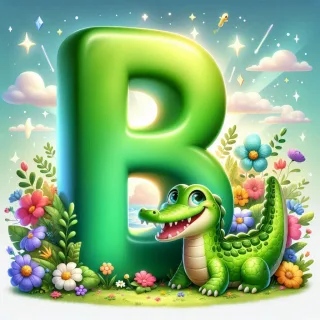 Crocodile 2 — letter B