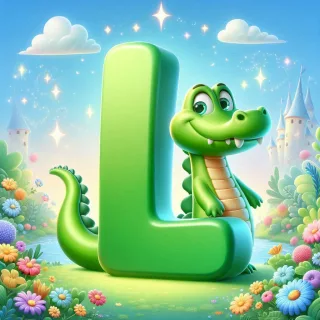 Crocodile 2 — letter L