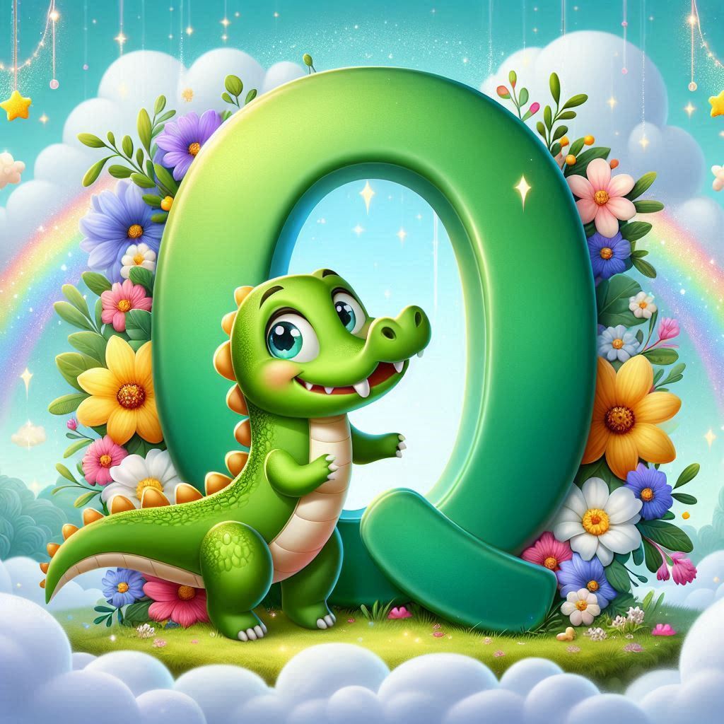 Crocodile 2 — letter Q