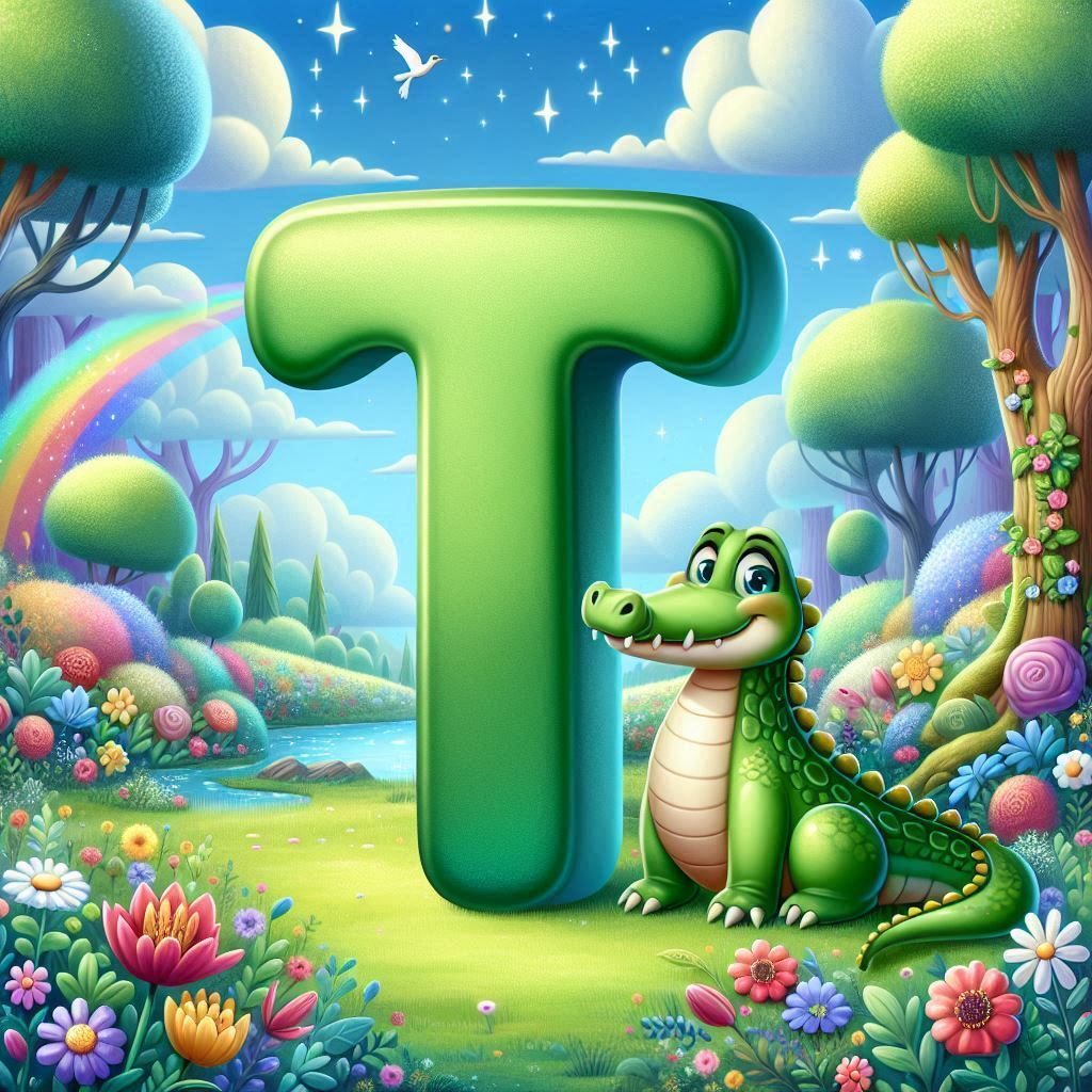 Crocodile 2 — letter T