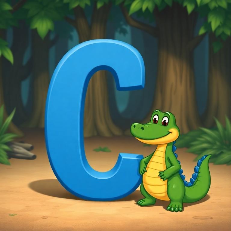 Crocodile — letter C