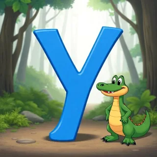 Crocodile — letter Y