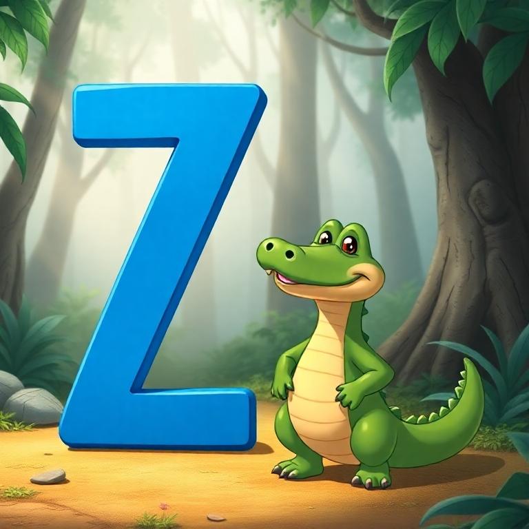 Crocodile — letter Z