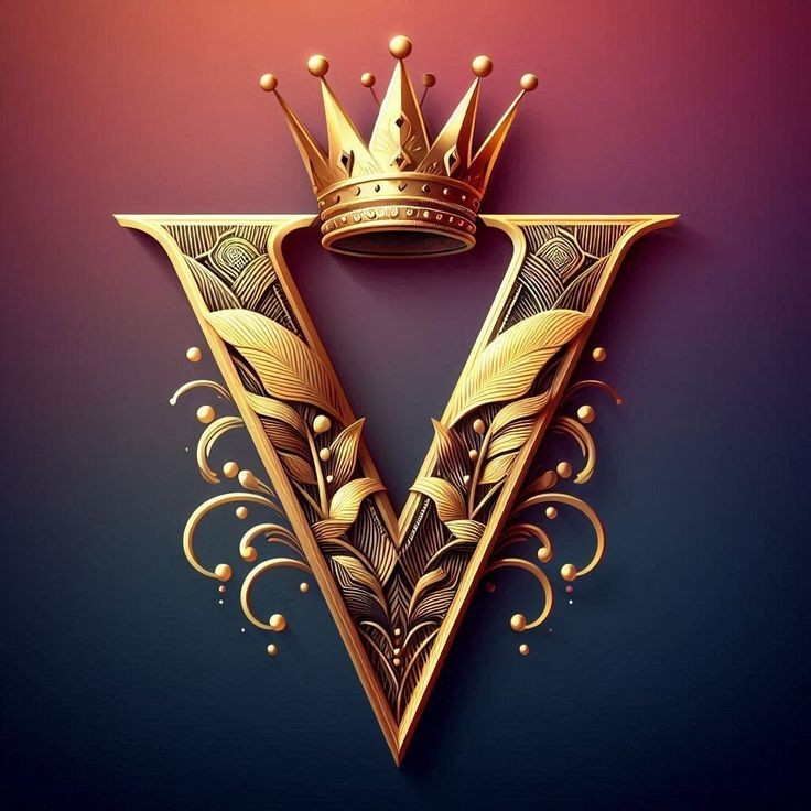 Crown — letter V