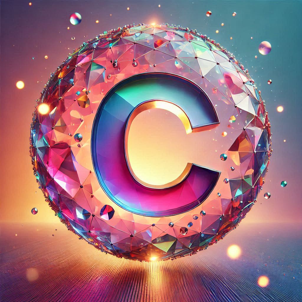 Crystal ball — letter C