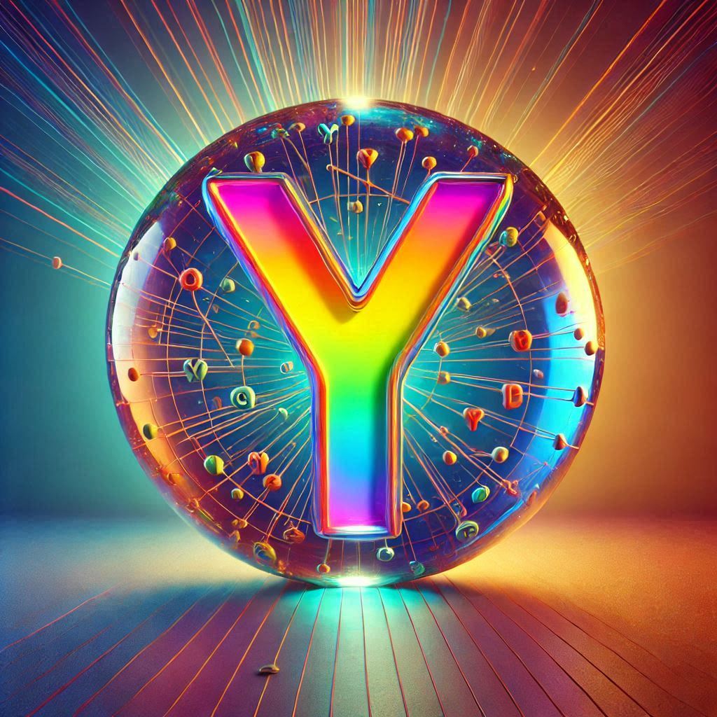 Crystal ball — letter Y