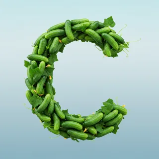 Cucumber — letter C