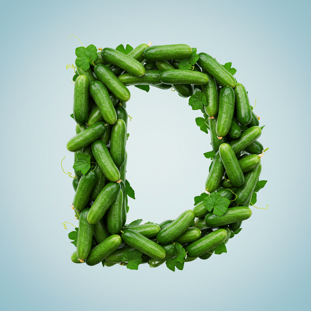 Cucumber — letter D