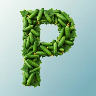 Cucumber — letter P