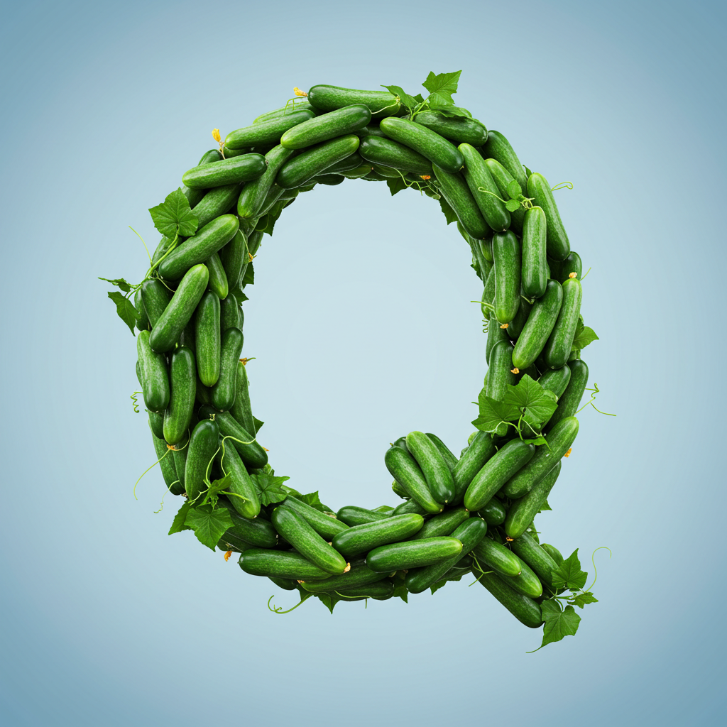 Cucumber — letter Q