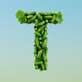 Cucumber — letter T