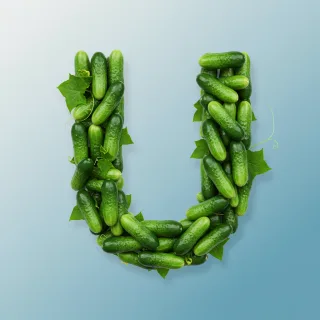 Cucumber — letter U