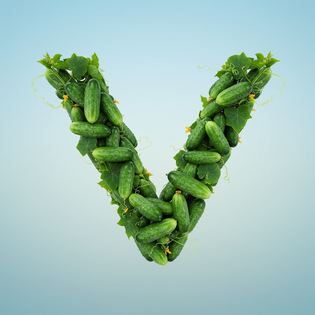 Cucumber — letter V