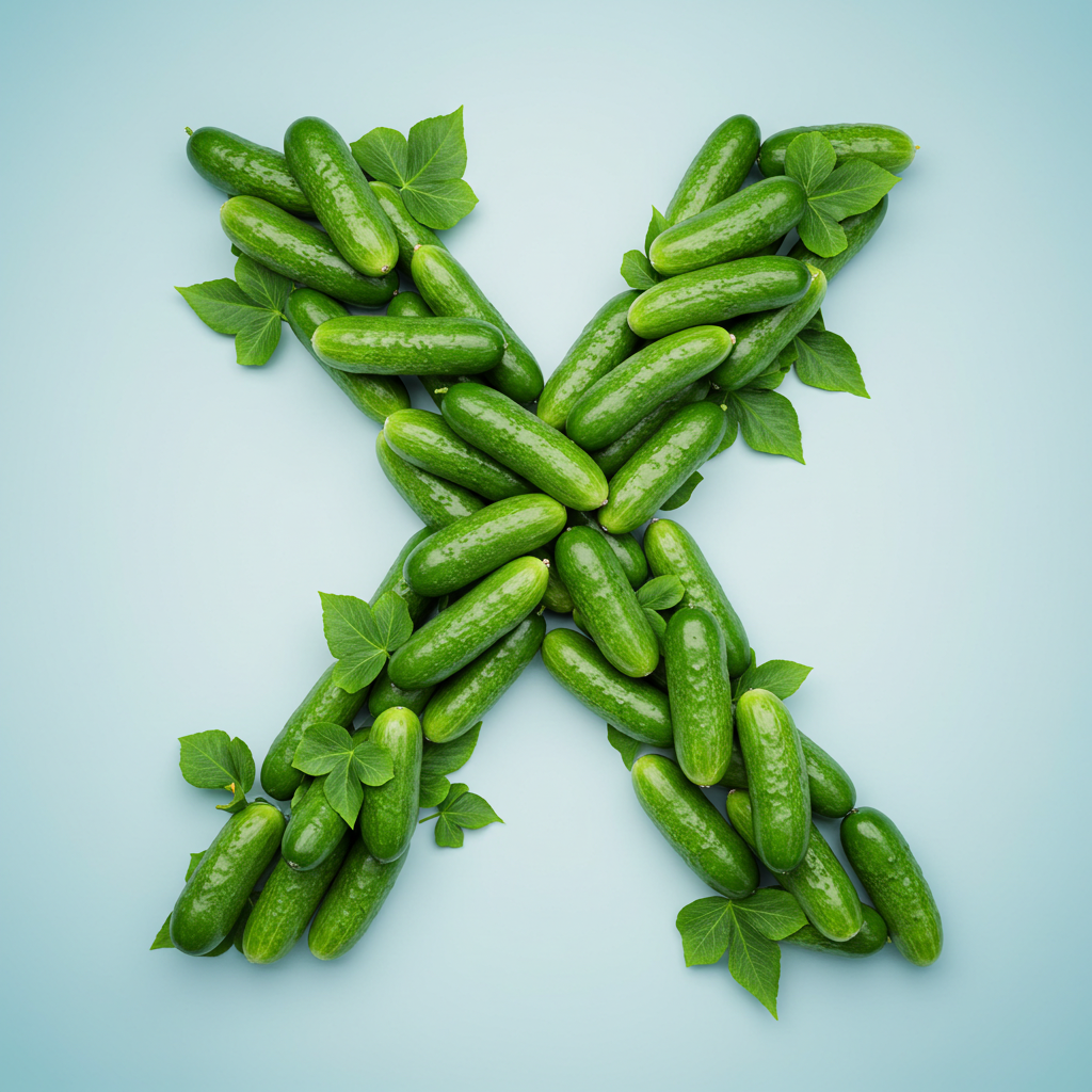Cucumber — letter X
