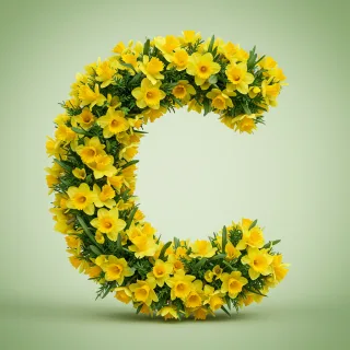 Daffodil 2 — letter C