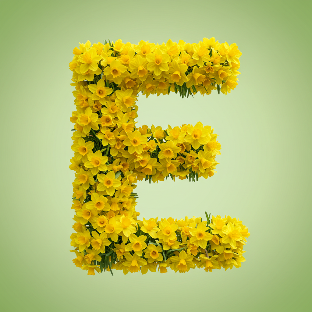 Daffodil 2 — letter E