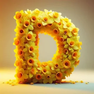 Daffodil — letter D