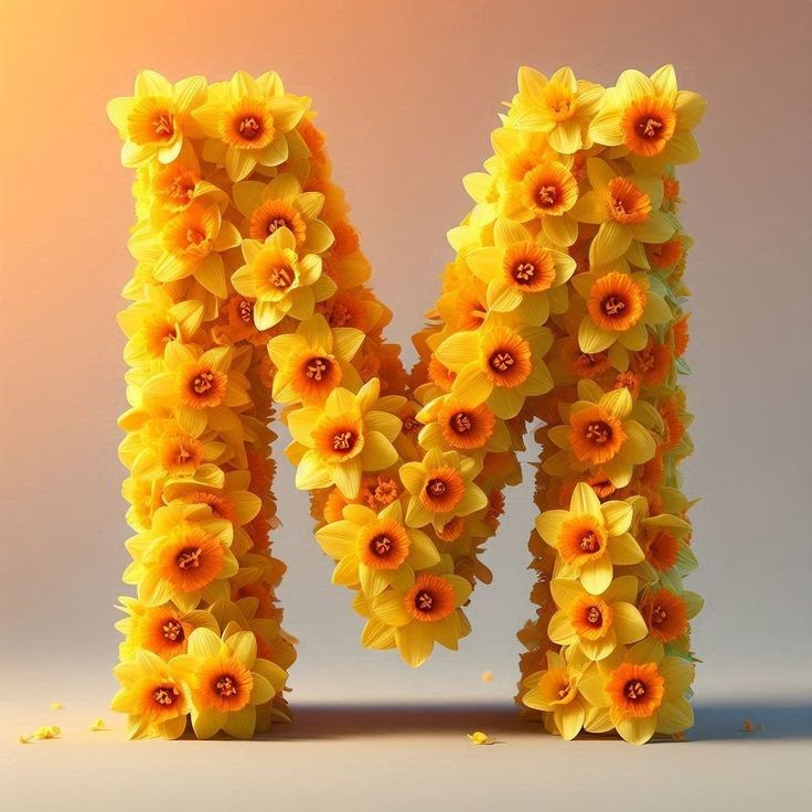 Daffodil — letter M