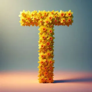 Daffodil — letter T