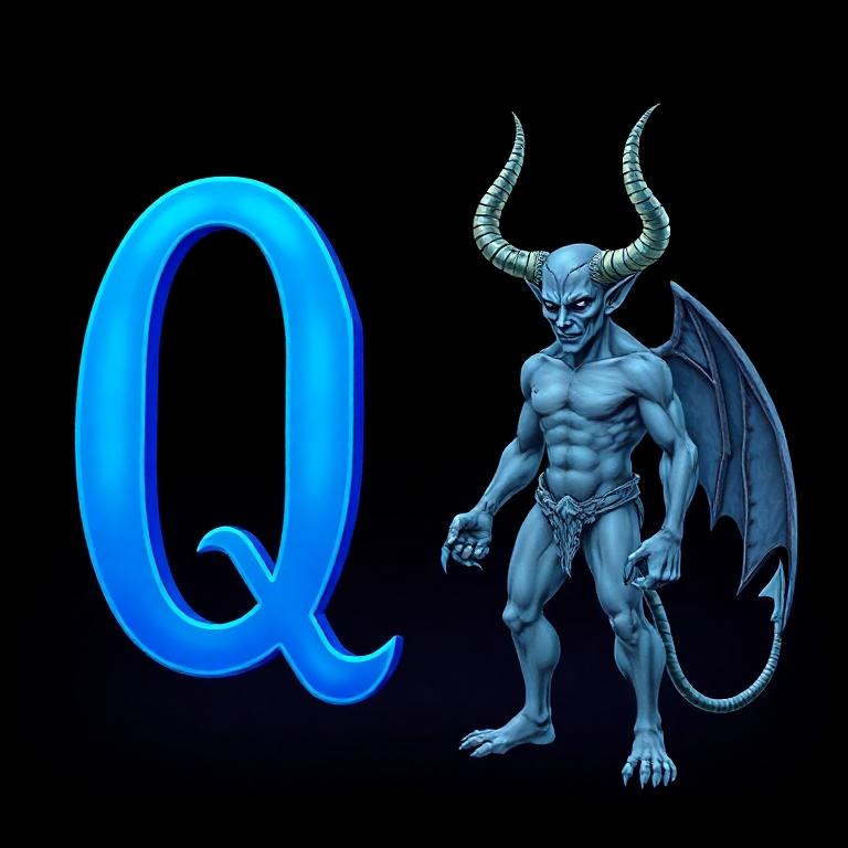Devil 2 — letter Q