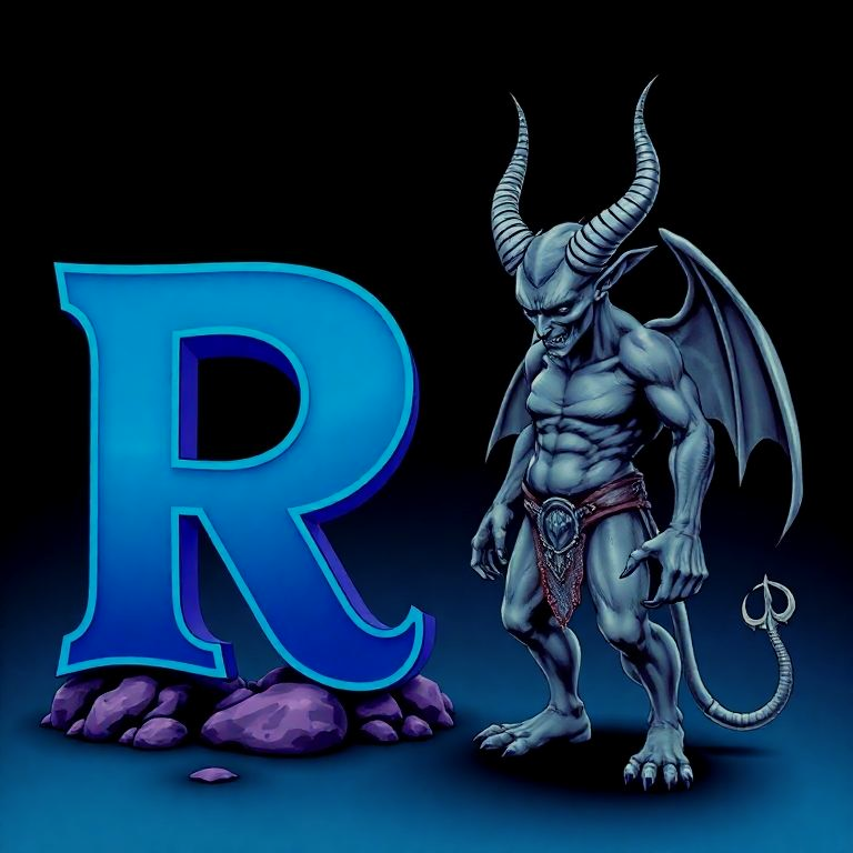 Devil 2 — letter R