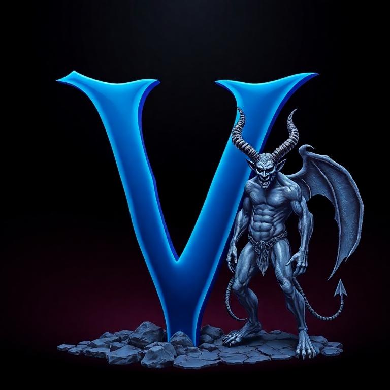 Devil 2 — letter V
