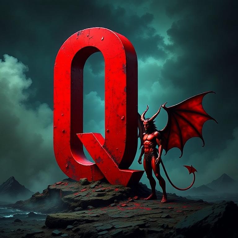 Devil 3 — letter Q