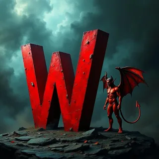 Devil 3 — letter W