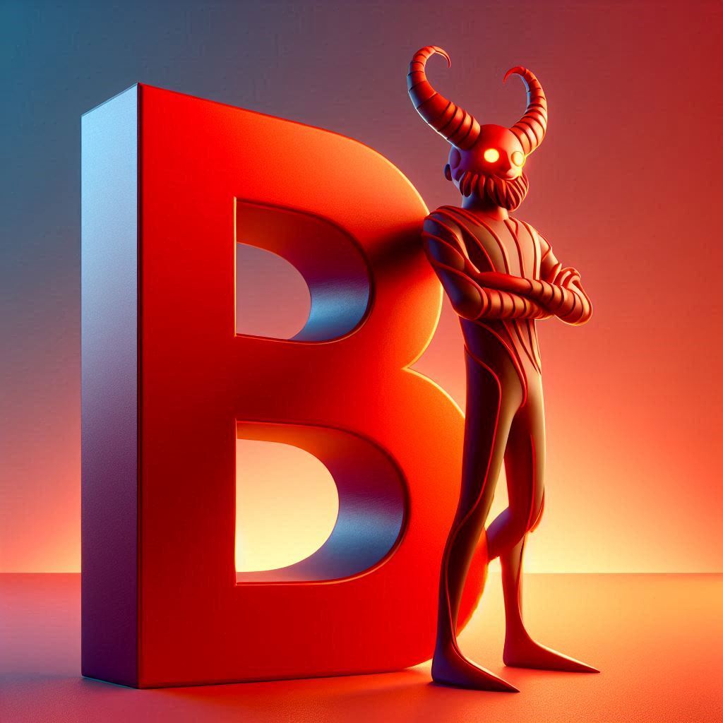 Devil — letter B