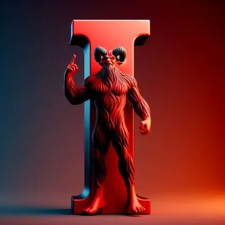 Devil — letter I