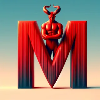 Devil — letter M