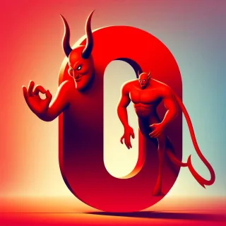 Devil — letter O