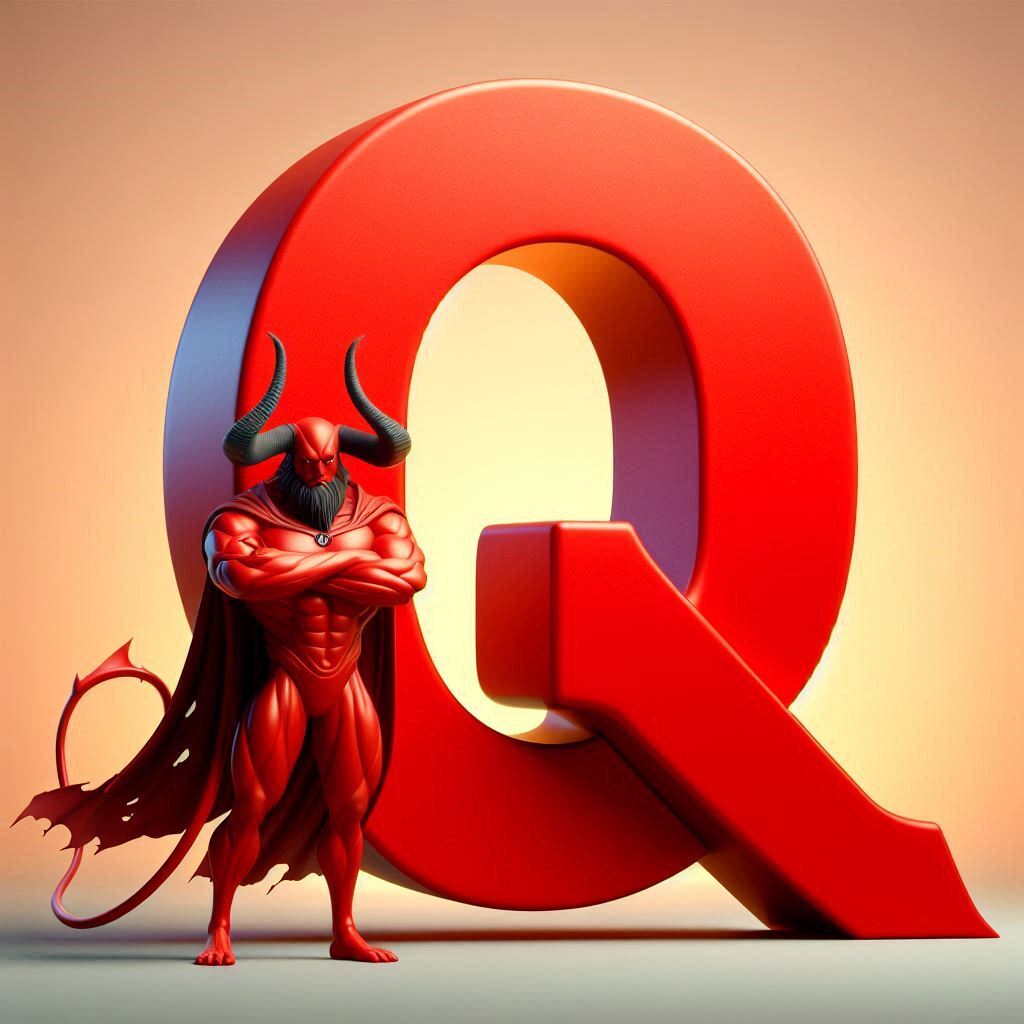 Devil — letter Q