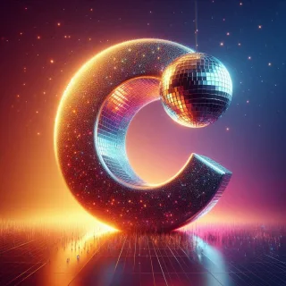 Disco effect — letter C