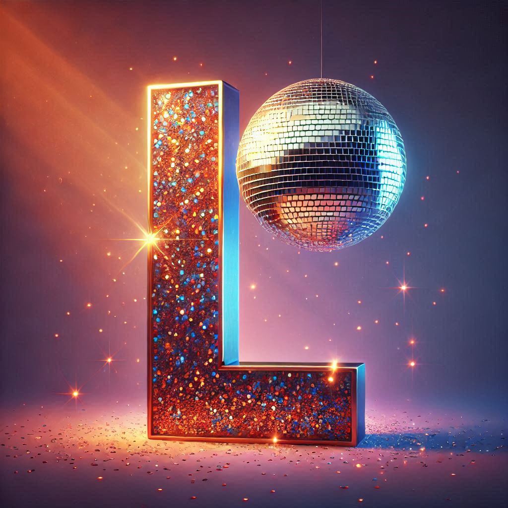 Disco effect — letter L