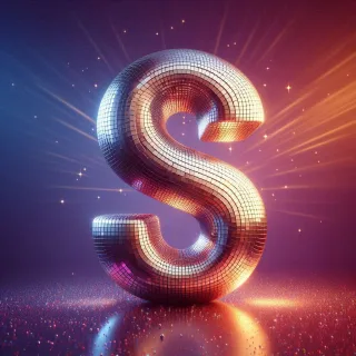 Disco effect — letter S
