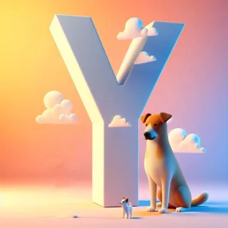 Dogs — letter Y (variant 2)