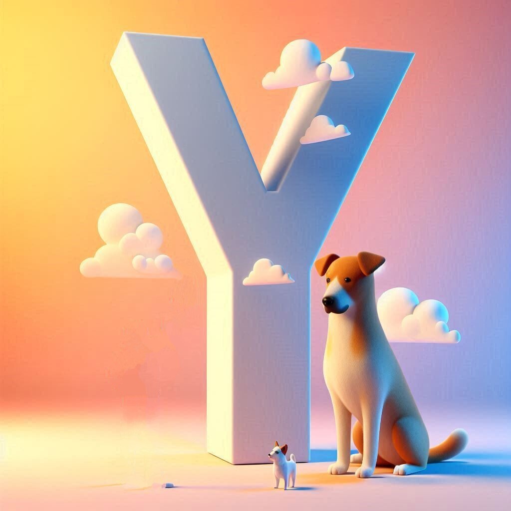 Dogs — letter Y (variant 2)