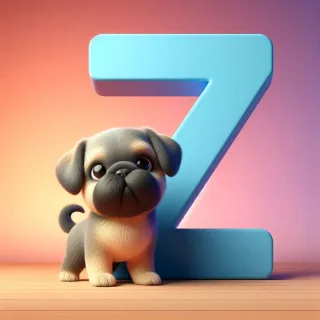 Dogs — letter Z (variant 2)