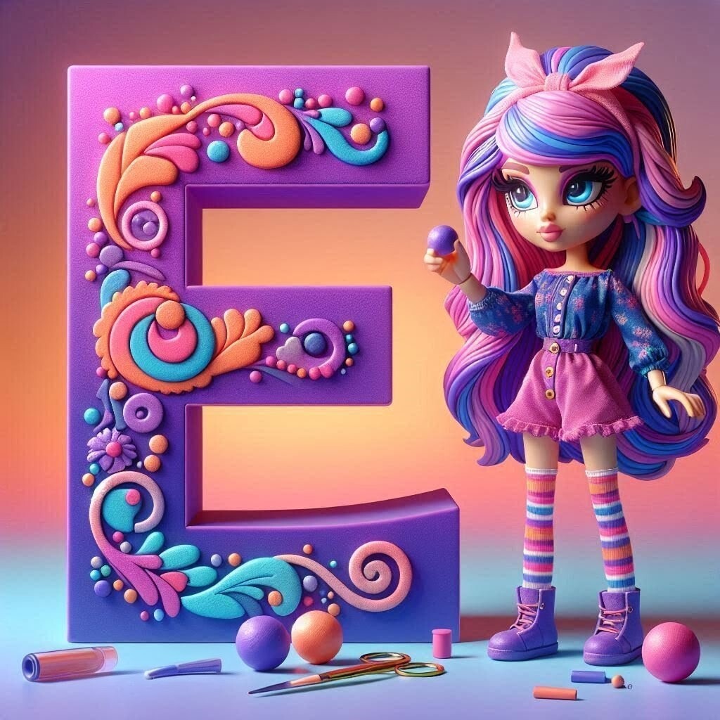 Doll — letter E